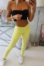 Kalhoty v barvě denim yellow