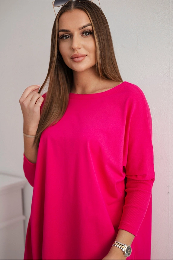 Blouse oversize fuchsia