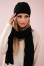 Women's set with a shawl Amelia K329 black
