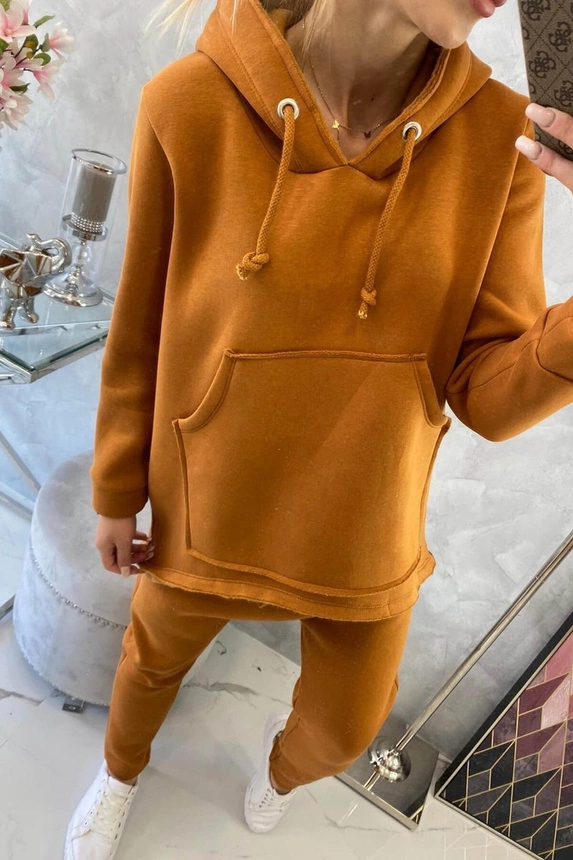 Set with pants Baggy camel