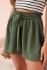 Shorts tied at the waist khaki