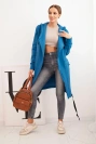 Isolierte Jeansjacke mit Kapuze