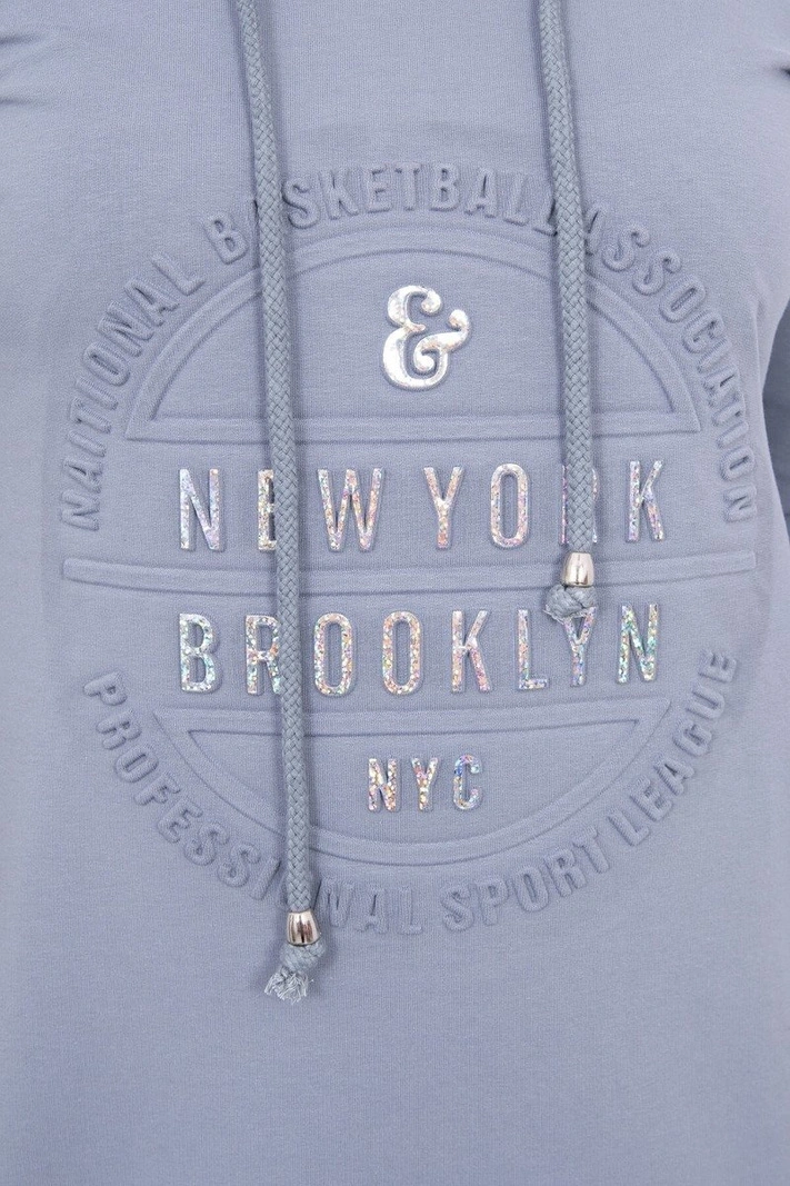 Grafito spalvos "Brooklyn" suknelė