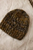 Cap with fleece Merry K225 black+mustard