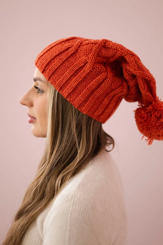 Cap with fleece Milano K203 foxy