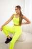 Set of top+pants yellow neon