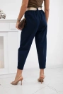 Summer Punto Hose mit Beinabschluss marineblau