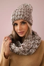 Damen-Fleece-Set Merry K202 braun+ecru
