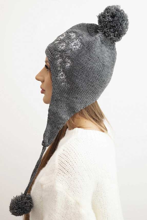 Damen Ohrenklappen Emma K343 denim