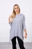 Fahrraddruck Sweatshirt grau