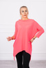 Bluza z nadrukiem skrzydeł różowy neon