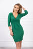 Согласованное платье зеленый
